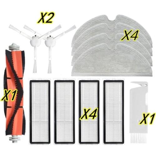 For Xiaomi Mijia Mi Robot Vacuum Mop2 Pro + Robotic Cleaner STYTJ02ZHM Washable Parts Center Roller Side Brush Air Filter Rag
