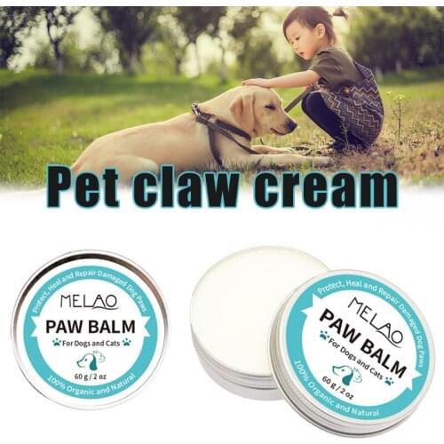 Hot New Paw and Nose Balm Paw Cream for Dogs Cat Pet 60g Soothes Rough or Cracked Paws Pet Dog Cat Grooming Supplies LXY9