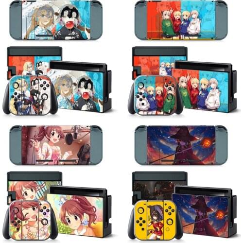 New cartoon design for N intendo Switch console sticker For Nintend Switch Skin Sticker NS Game Console Vinyl Sticker