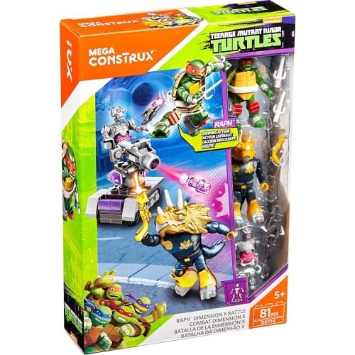 Genuine bulk goods Meijiabao Meigao mega Teenage Mutant Ninja Turtles office toy building block model anime decor anime