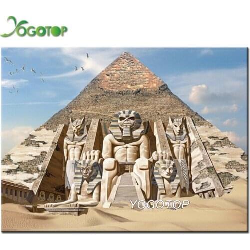 Full 5D DIY Diamond Painting,Pyramids Egypt portrait Picture 3d Diamond Embroidery,Cross Stitch,Mosaic,puzzle,home decor YY2938