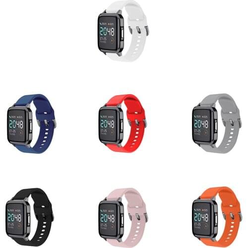 Fashion Silicone Strap For Xiaomi Haylou LS01 Smart Watch Band Replacement Wristband Straps Sport Bands for Haylou LS02 Correa