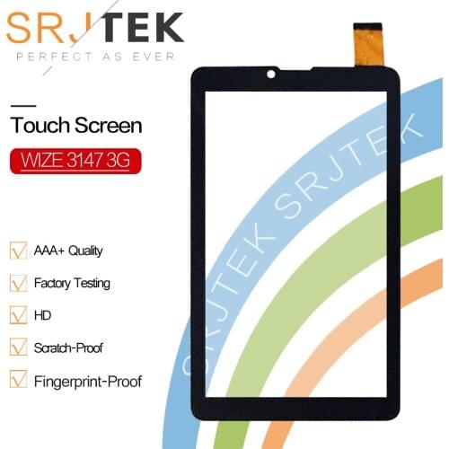 SRJTEK 7" For Texet Prestigio WIZE 3147 3G PMT3147_3G Touch Screen Digitizer Glass Sensor Panel Touchscreen Repair For PMT 3147