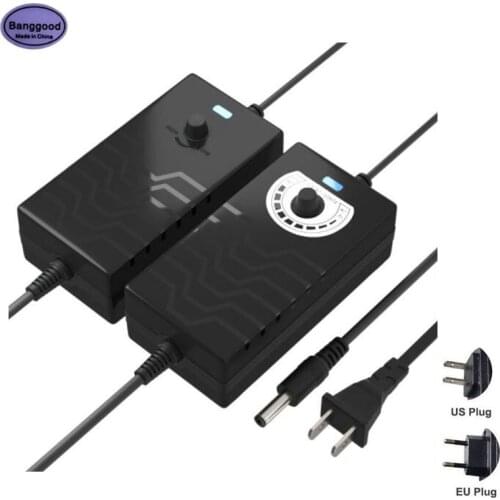 Banggood Adjustable AC to DC 1V-24V 24V-36V Universal Adapter 2A Change Voltage Regulated Power Supply Adatpor Swich Switcher