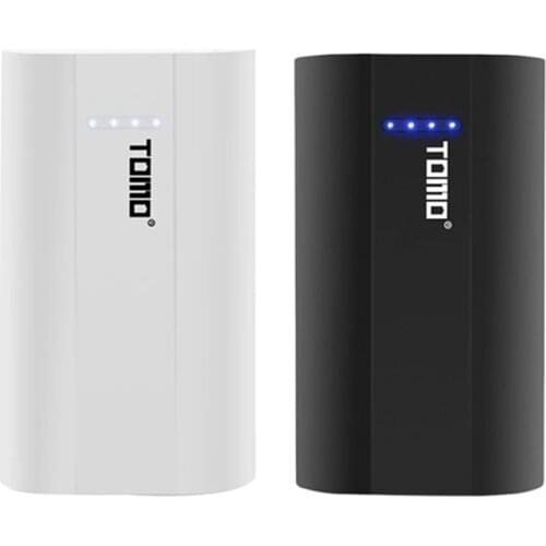 TOMO A2 Power Bank 2 x 26650 Lithium Battery LCD Display Screen Micro-USB Input Dual Output DIY Smart Portable Battery Box for M