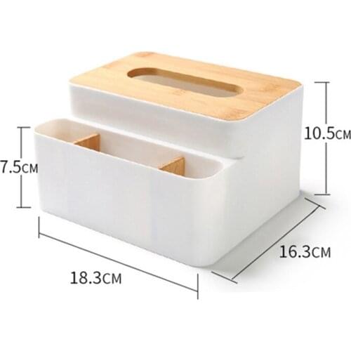 Mobile Phone Storage Box Organizer Air Conditioner TV Remote Control Holder Home Cosmetic Stand Container Case