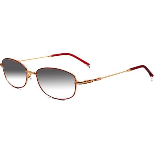 Titanium Frame Anti Blu Light Ultralight Photocromic Reading Glasses for Business Women+1.0 +1.5 +1.75 +2.0 +2.5 +3 +3.5 +4