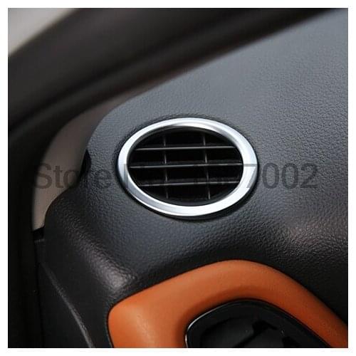 2pcs/set ABS Chrome upper air vent cover trim For Honda HR-V HRV Vezel 2014 2015