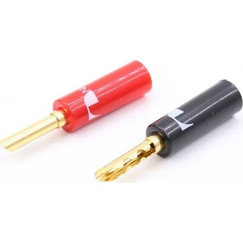24k gold plated BFA 4mm Banana Plug Z type banana Connector