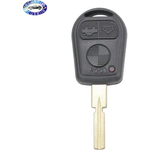 3 Buttons Remote Key Shell for BMW E39 5 SERIES 1995-2003 HU58 Blade Remote Car Key Case Fob