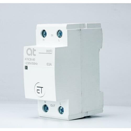 2P 63A Ewelink Single Phase WIFI Smart Energy Meter Kwh Metering Monitoring Circuit Breaker Timer Relay for Smart Home