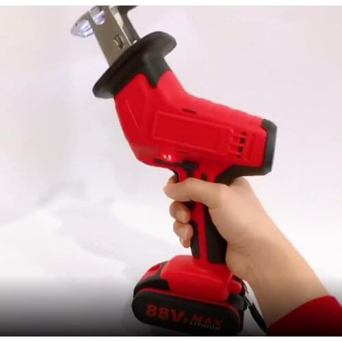 Cordless Sabre Saw Electric Reciprocating Data-type Electric Saber Saw Outdoor Portable Logging Chainsaw Lithium Sabre Saw