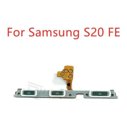 For Samsung Galaxy S20FE Power Volume Side Key Button Flex Cable ON OFF Switch Flex Cable Replacement Repair Parts Test QC
