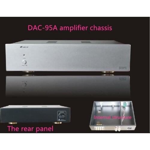 DAC95-A DAC Preamplifier Chassis/AMP Enclosure DIY Box (430 * 95 * 340mm)