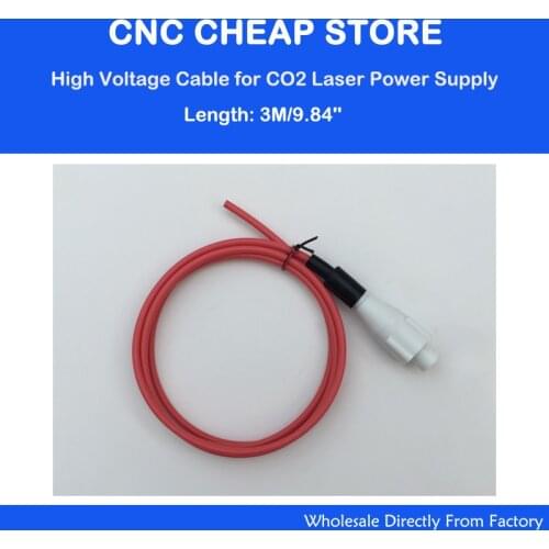 DIY Laser Engraver Cutter Power Supply PSU Cable Wiring 3M meter 40W 50W 60W 80W 100W 130W CO2 Tube