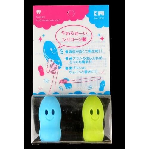 Travel Portable Toothbrush Head Protective Case Toothbrush Storage Box Silica Gel 6Pcs/Lot Toothbrush Organizer Packing Carton