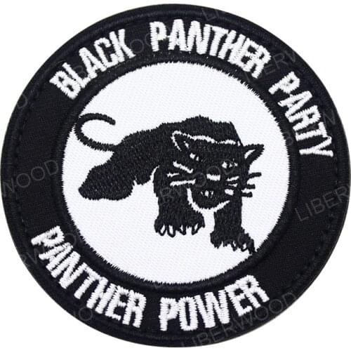 Emblem The Panther Black Panther Party Power Tactical Patch Wiki Develop Logo Hook and Loop Patch Badge