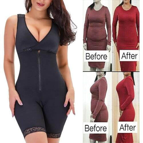 Full Body Shapewear Women Binders Slimming Overbust Bodysuit Tummy Control Corset Butt Lift Sheath Thigh Trimmer Underwear Belt