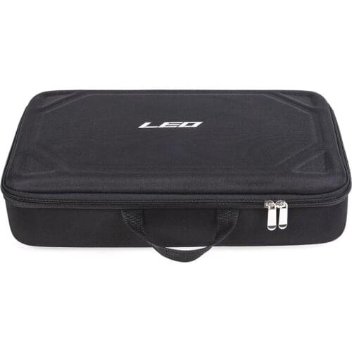 LEO Square EVA hard shell package 41CM sponge fish wheel accessories tool box fishing bag peche fishing the carp