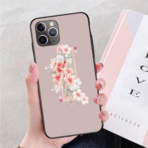 For iPhone Shawn Mendes Festival Tour Floral Design Soft TPU Border Apple iPhone Case