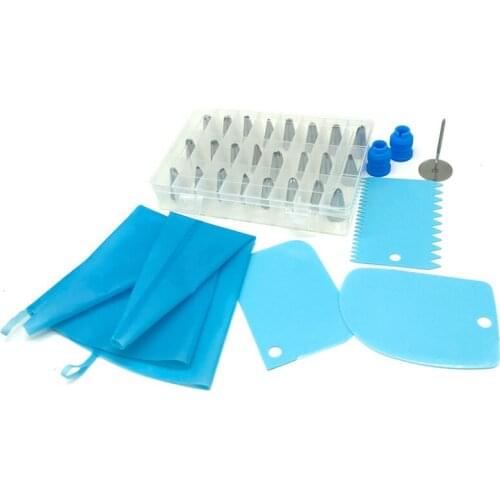 32 pieces set of decorative mouth set TPU decoration bag 24 heads Factory production spot of decoration mouth decoration nails