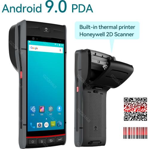 NEW Handheld PDA Android 8.1 Rugged POS Terminal 1D 2D Barcode Scanner Reader WiFi 4G Bluetooth GPS PDA Built-in Printer 58mm