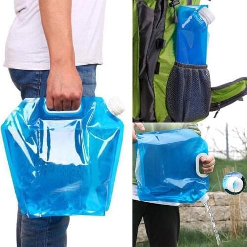 5L Outdoor Water Bags Foldable portable Drinking Camp Cooking Picnic BBQ Water Container Bag Carrier Car
