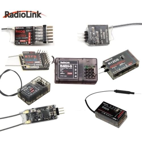 Radiolink 2.4G R9DS R7FG R6FG R6DS R12DS R12DSM R6DSM R4EH RC Receiver for RC Transmitter AT9 AT9S AT10 AT10II Transmitter