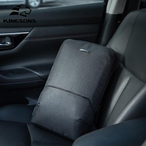 Kingsons New 15.6'' Laptop Backpack Male High-end Splash-proof USB Charging Backpacks Teenagers Schoolbag Ultra-thin Mochila Hot