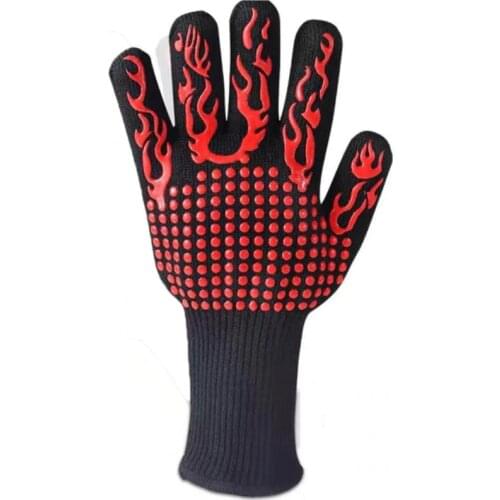 1 piezas de silicona Multi-propósito guantes para hornear barbacoa parrilla guante extrema resistente al calor horno mangas Coci