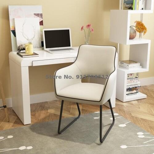 Light luxury computer chair home makeup stool study chair desk chair bedroom comfortable ergonomic office study chair