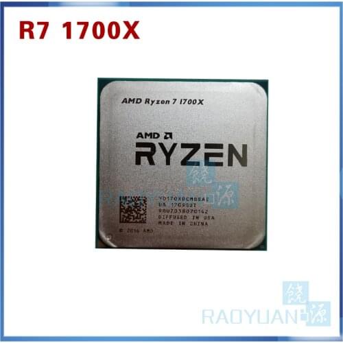 AMD Ryzen 7 1700X R7 1700X R7 PRO 1700X 3.4 GHz Eight-Core CPU Processor YD170XBCM88AE YD17XBBAM88AE Socket AM4