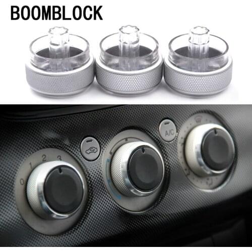 3PCS AC Knob Car Air Conditioning heat control Switch knob For FORD FOCUS 2 MK2 focus 3 MK3 ST RS 2005-2014 Mondeo Accessories
