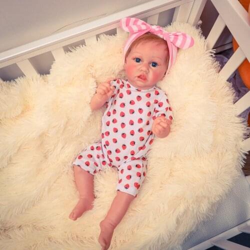 60CM Crooked Mouth Rebirth Doll Newborn Babe Bathing Doll Soft Silicone Realistic Toy Creative Personality Gift