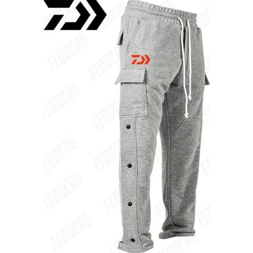 Spring Autumn Daiwa Fishing Pants Breathable Outdoor Hiking Camping Trouser Sun Protection Special Multi-function Pocket Pants