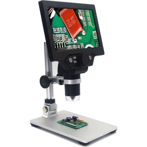 PINTUDY MUSTOOL G1200 12MP 7" HD Digital Microscope 1-1200X Continuous Zoom Magnifier Optical Instruments Digital Microscopes