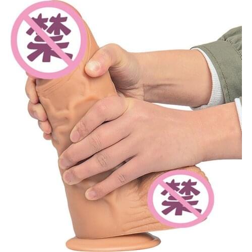 24.5*6.8cm Giant Huge Dildo Super Big Dick With Suction Cup Anal Butt Plug Large Dong Realistic Penis Sex Toys For Woman