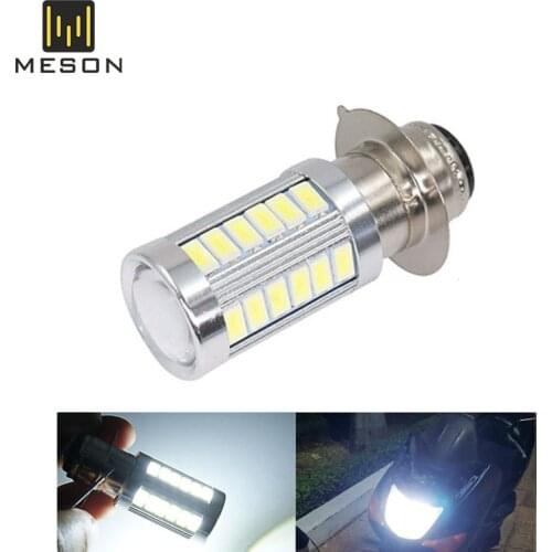 1pcs P15D H6M LED Motorcycle Headlight DC12V PX15D Motorcycle Head Lamp white Fog Light DRL Daytime Running Lights 12v