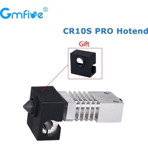 GmFive Swiss CR10S PRO Hotend Aluminum Heatsink Swiss MK8 Nozzle Titanium Alloy Heat Break Hotend For CR10S PRO Ender 3 Upgrade