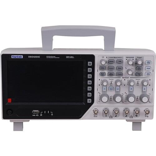 Hantek DSO4204C 4CH 1GS/s 80-250 MHz 4 Channels 1CH Arbitary/Function Waveform Generator Oscilloscope