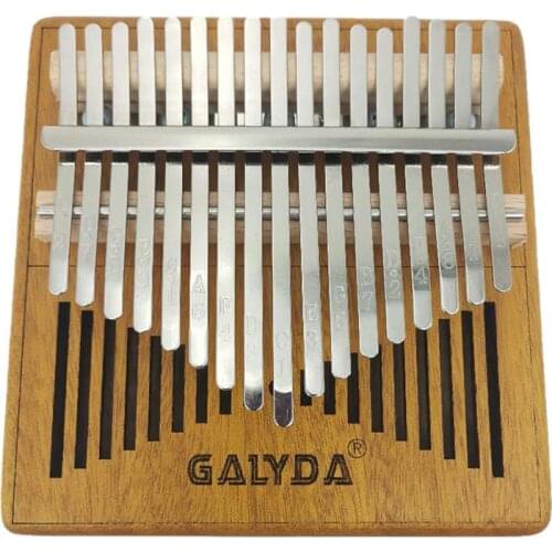 Kalimba 17 Key Mahogany Body Thumb Piano Wooden Color Mbira Musical Instrument Thumb Piano Finger Keyboard Sanza Mini Piano