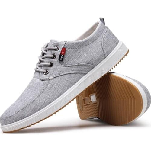 Spring Autumn Casual Sneakers Mens Canvas Shoes Low-top Sneakers Lightweight Cloth Shoes Comfort Shoes Vulcanize Shoes