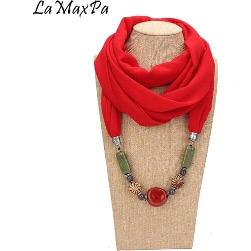 LaMaxPa Newest Fashion Pendant Hijab For Women Accessories Hijab Femme Elegant Echarpe EP Resin Alloy Pendant Scarf For Girl