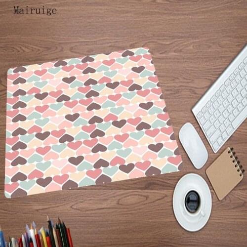 Mairuige Small size non-slip mouse pad for home office with bright irregular patterns