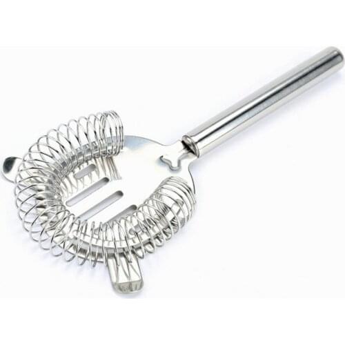 Useful Stainless Steel Barware Cocktail Shaker Ice Filter Strainer Accessories Bar Tools Gadgets Professional Cocktail Bar Tool