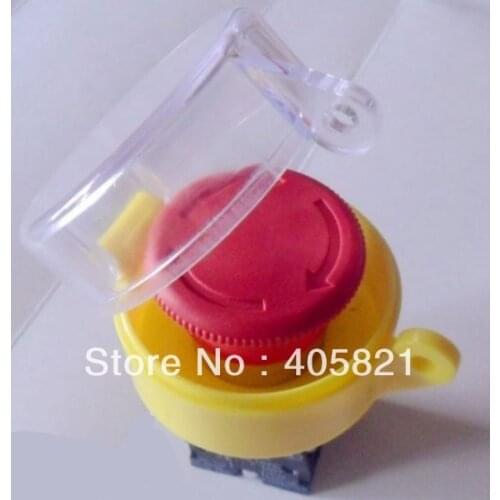 Transparency Protective Cover+Emergency Stop Push Button 1NC