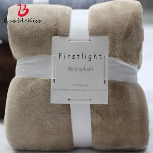 Bubble Kiss Lamb Fur Home Bedding Blankets Thick Winter Plush Plaid Bedspread Newborn Sleeping Quilt Outdoor Fluffy Blankets