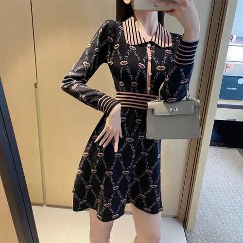 Модные вязаные платья TSXT China At AliExpress