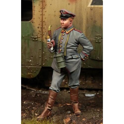 [tuskmodel] 1 35 scale resin model figures kit WW1 German Tank crewman t1112