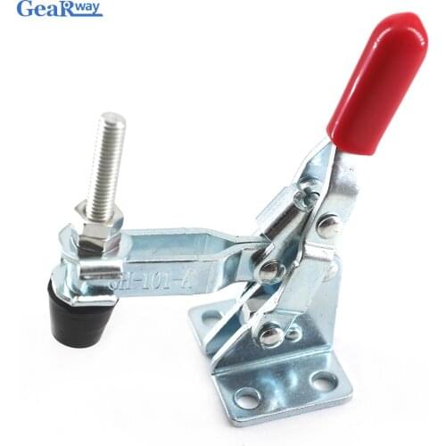2pcs Vertical Toggle Clamp 101A 50kg Holding Capacity Toggle Clamps for Woodworking Quick Release Hand Tool Clamp